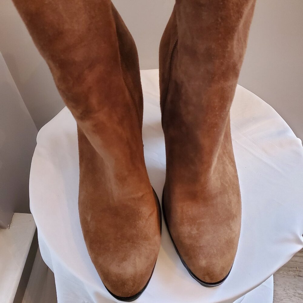 Aldo Tealith brown suede ankle boots